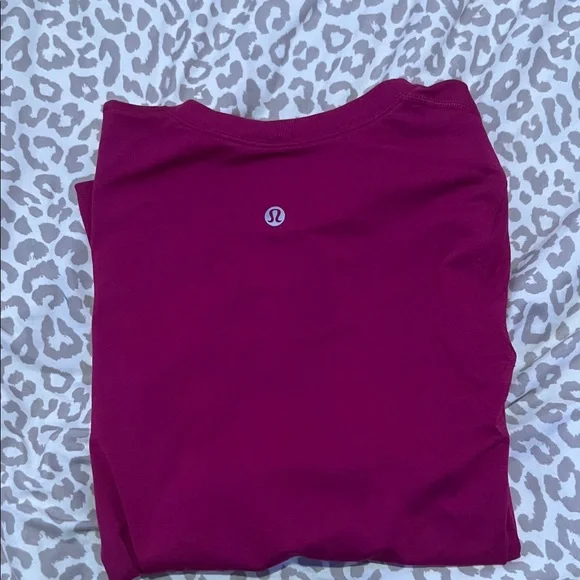 lululemon athletica Long Sleeve Top - Berry Red Loose - Picture 2 of 2